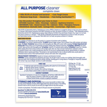 Lysol® All Purpose Cleaner, Lemon Breeze