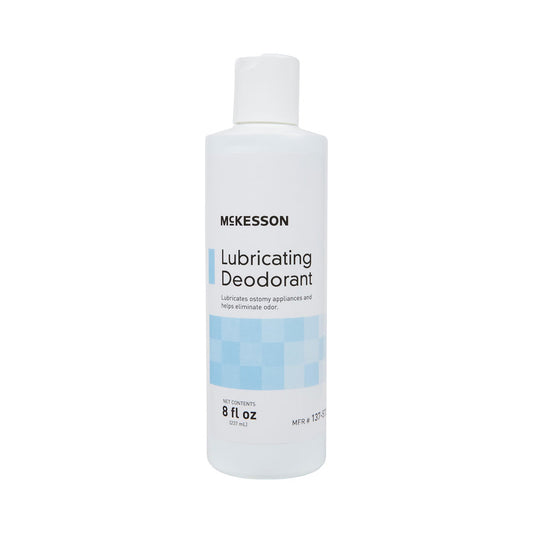 McKesson Lubricating Ostomy Appliance Deodorant, 8-ounce squeeze bottle