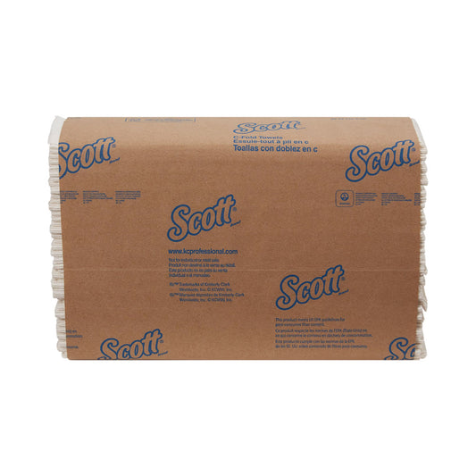 Scott® Essential C-Fold Paper Towel, 10-1/8 x 13-3/20 Inch