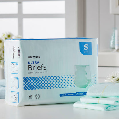 McKesson Ultra Heavy Absorbency Incontinence Brief, Small