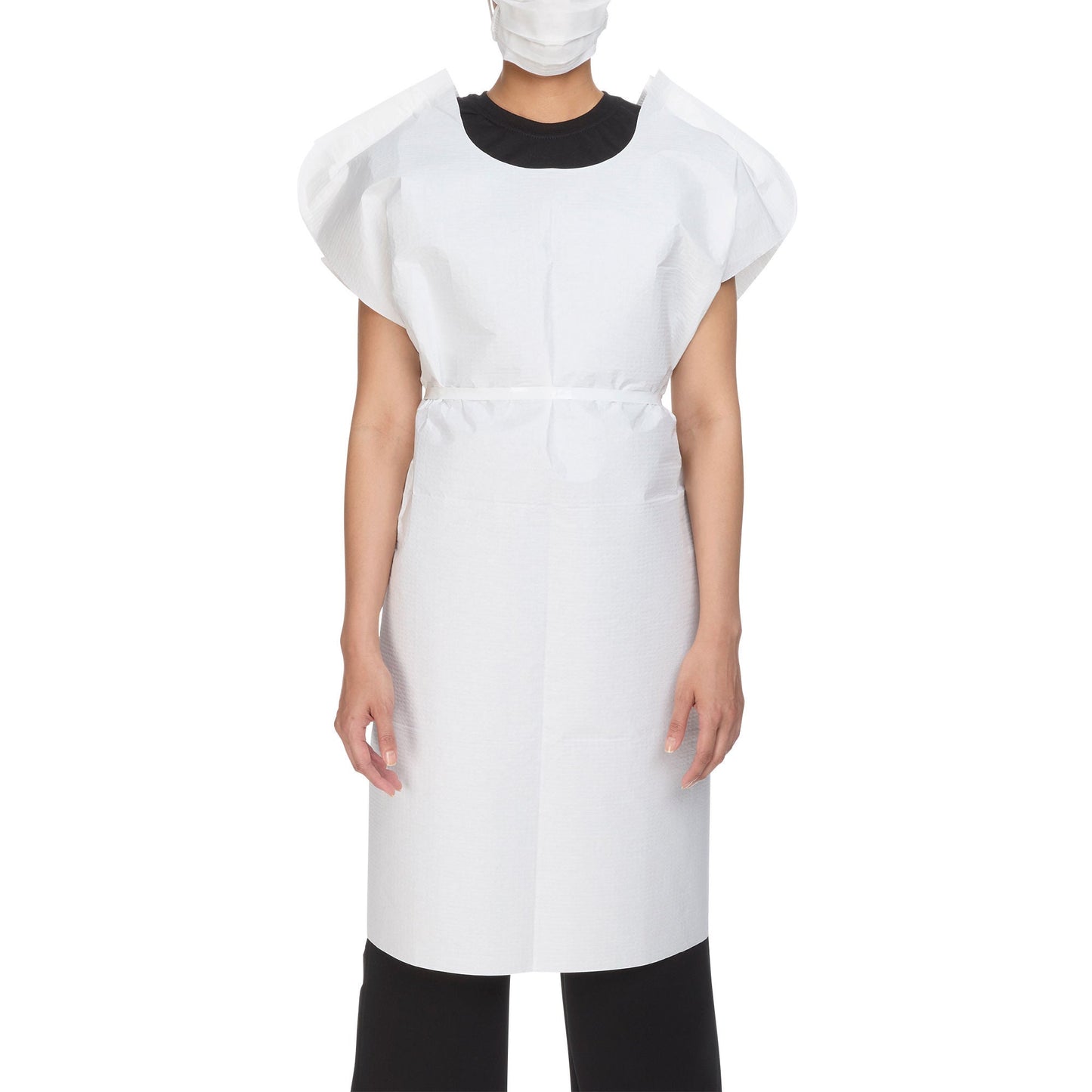 McKesson Patient Exam Gown, One Size Fits Most, White