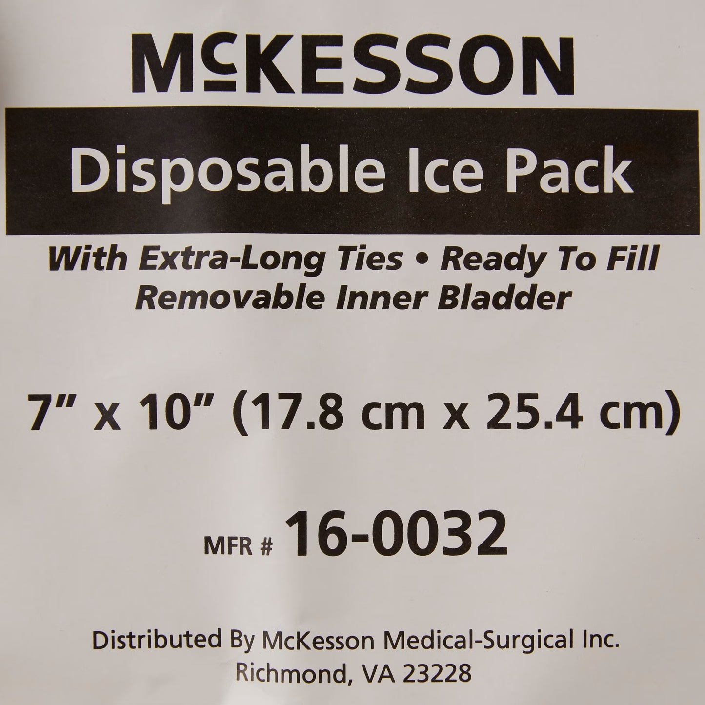 McKesson Ice Bag, 7 x 10 Inch