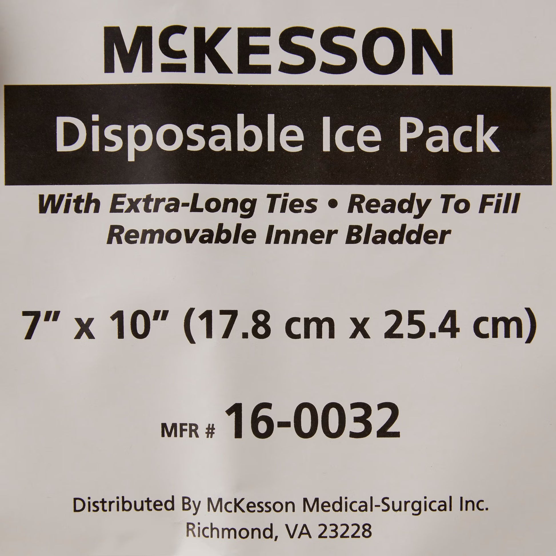 McKesson Ice Bag, 7 x 10 Inch
