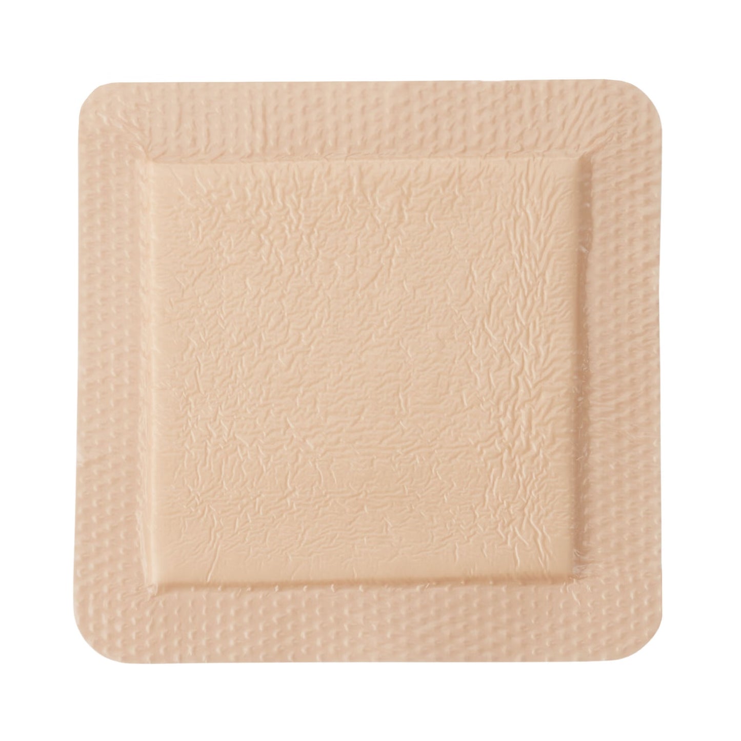 McKesson Silicone Adhesive with Border Silicone Foam Dressing, 6 x 6 Inch
