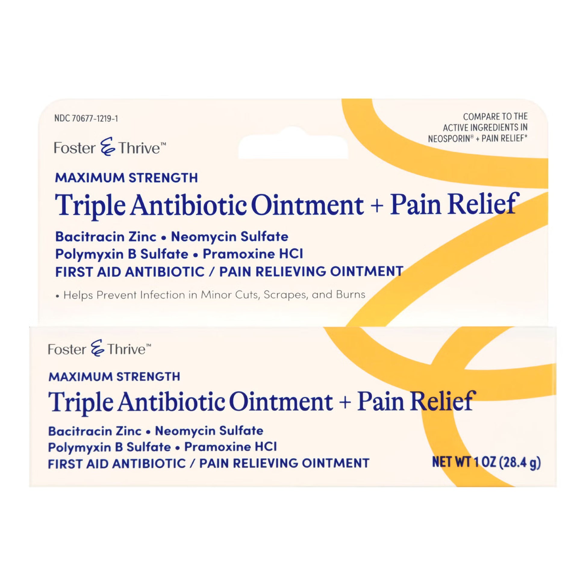 Foster & Thrive™ Maximum Strength Triple Antibiotic + Pain Relief Ointment