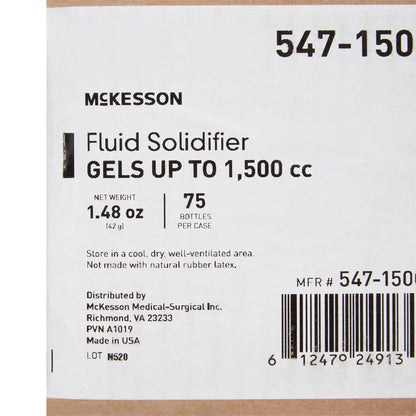 McKesson Fluid Solidifier, 1.69-ounce Bottle
