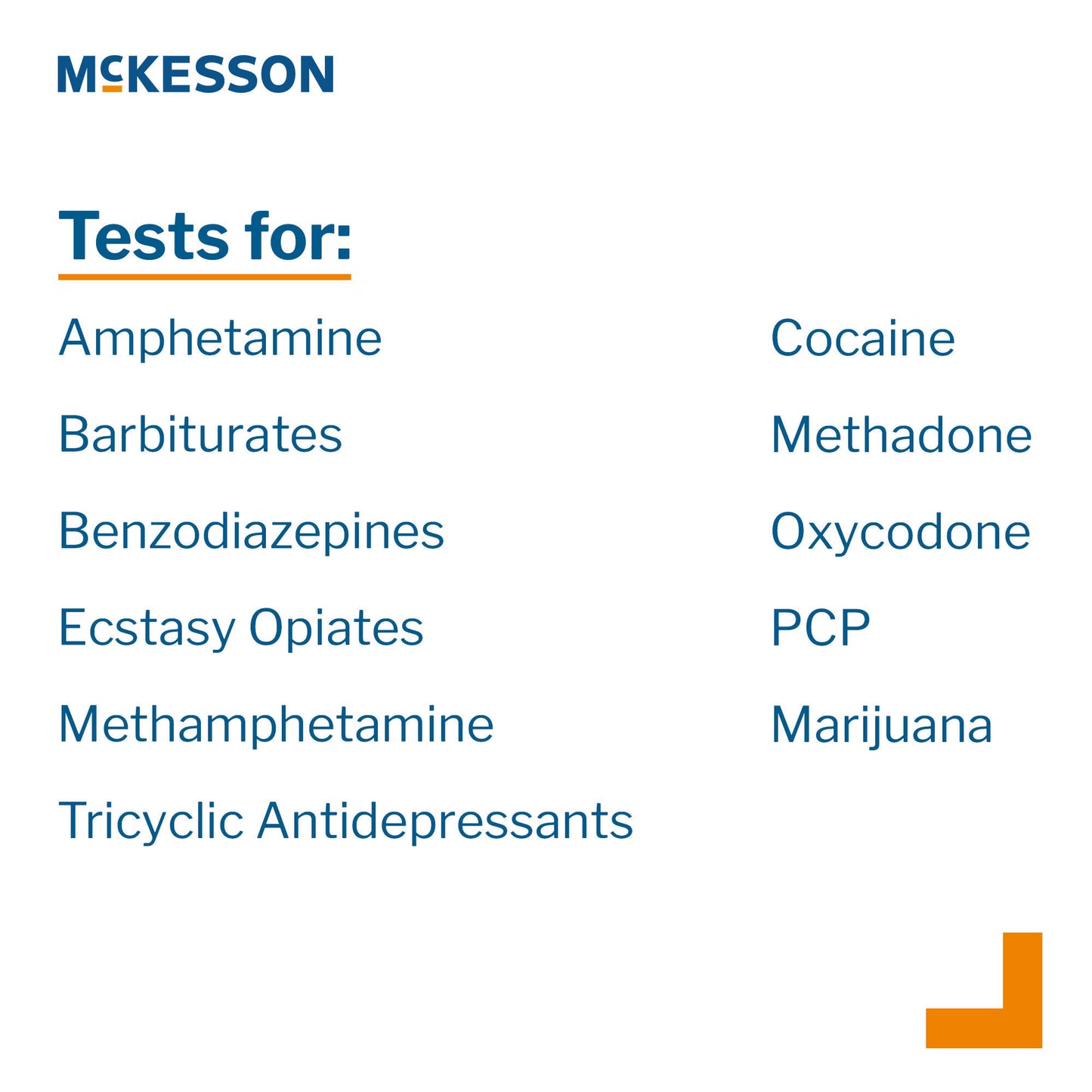 McKesson 12-Drug Panel with Adulterants Drugs of Abuse Test