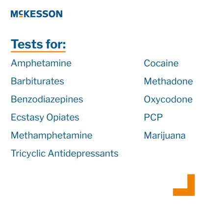 McKesson 12-Drug Panel with Adulterants Drugs of Abuse Test