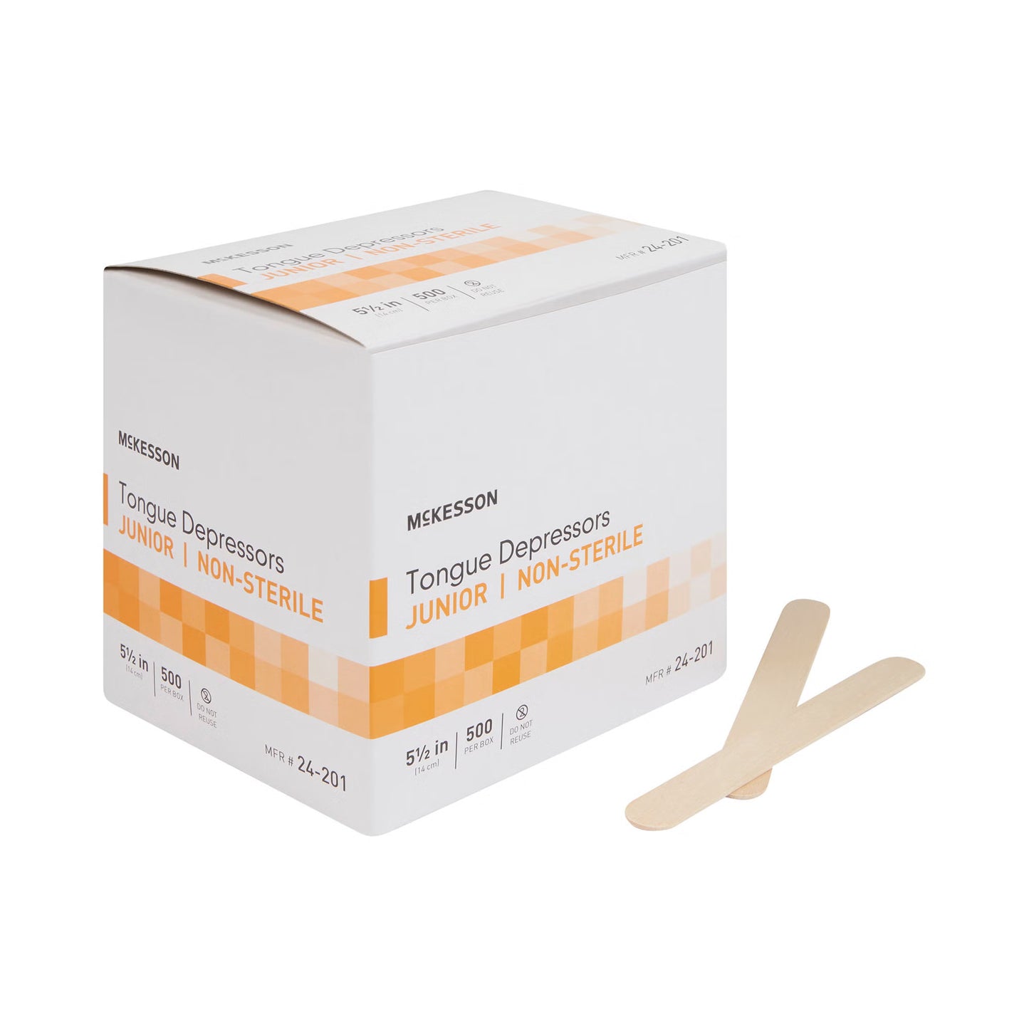 McKesson Tongue Depressor for Pediatric Use, Nonsterile