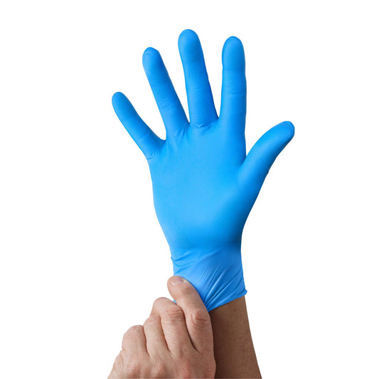 McKesson Confiderm® 6.8C Nitrile Exam Glove, 2X-Large, Blue