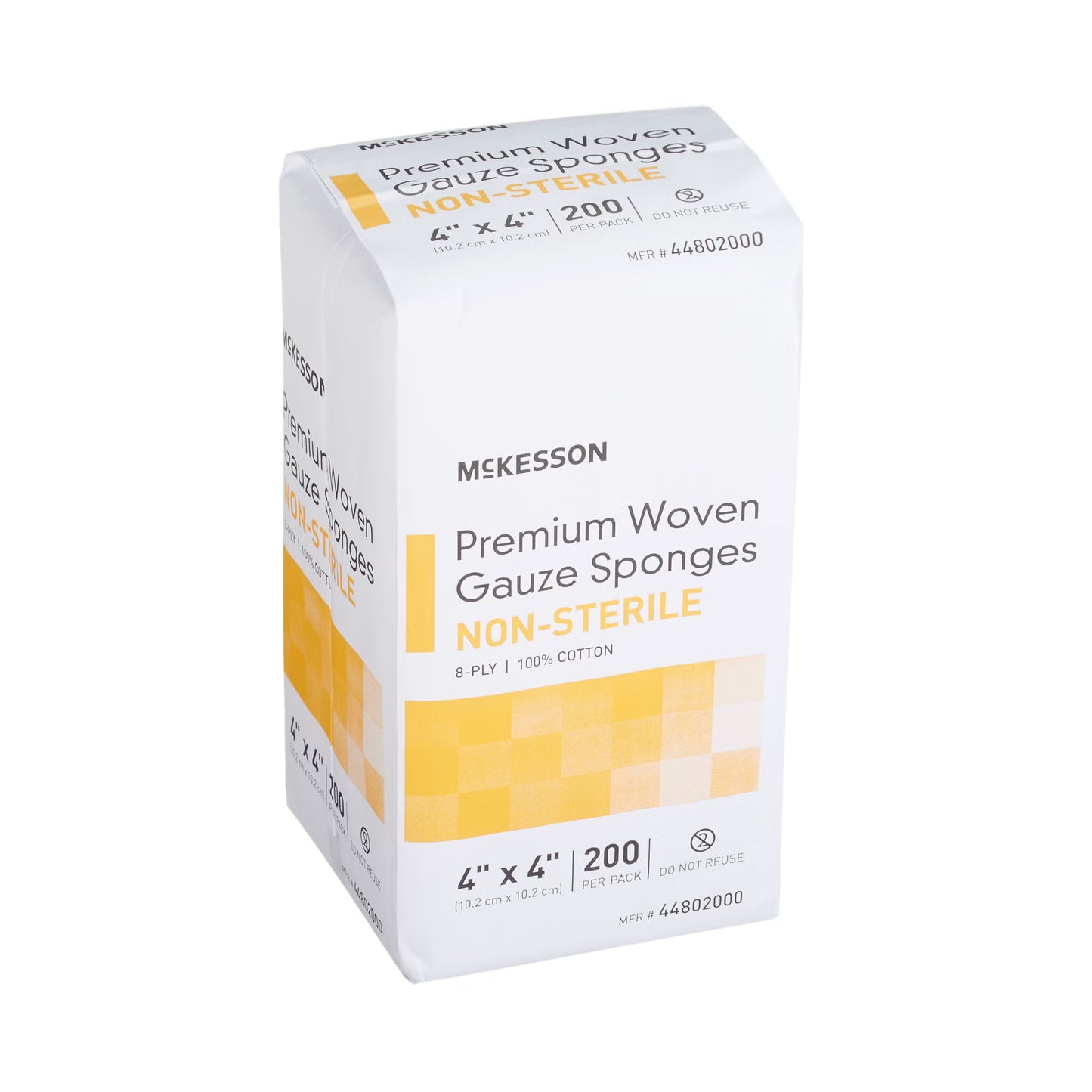 McKesson Gauze Sponge, 4 x 4 Inch, Eight Ply