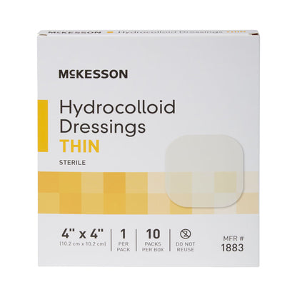 McKesson Hydrocolloid Dressing, 4 x 4 Inch