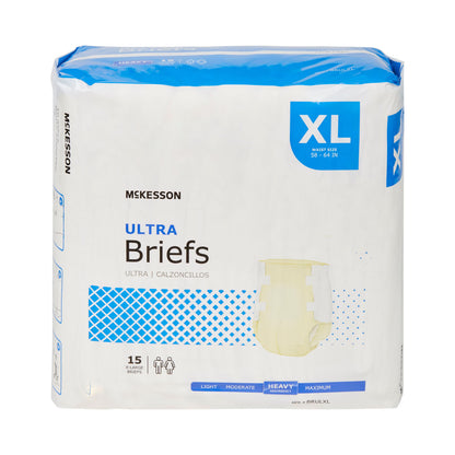 McKesson Ultra Heavy Absorbency Incontinence Brief, Extra Large