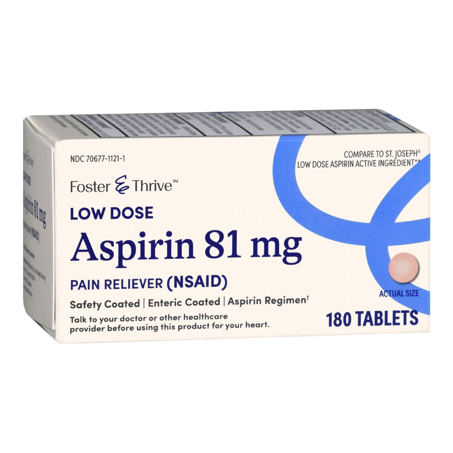 Foster & Thrive™ Low Dose Aspirin 81 mg Tablets