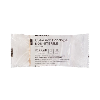 McKesson Self-adherent Closure Cohesive Bandage, 3 Inch x 5 Yard