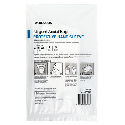 McKesson Urgent Assist Bags with Protective Hand Sleeve