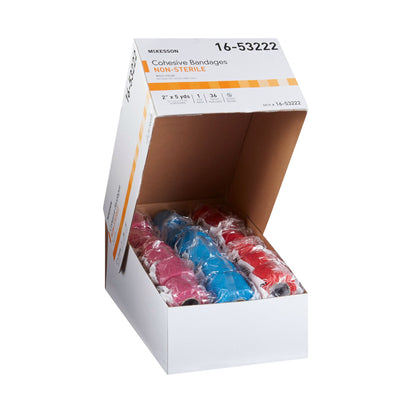 McKesson Self-adherent Closure Cohesive Bandage, 2 Inch x 5 Yard