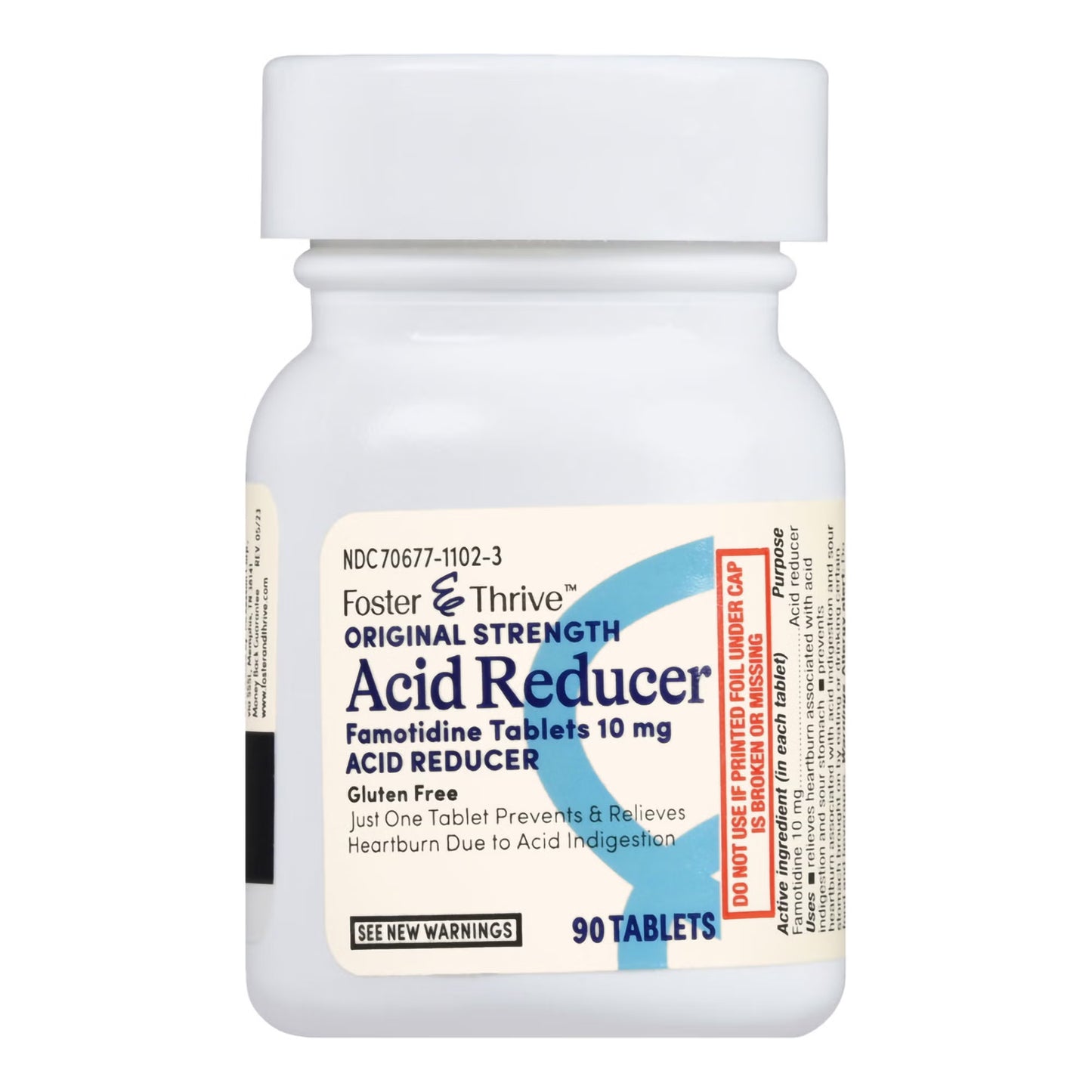 Foster & Thrive™ Original Strength Acid Reducer Famotidine Tablets 10 mg