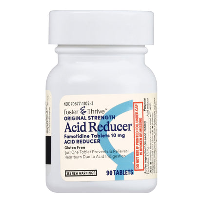 Foster & Thrive™ Original Strength Acid Reducer Famotidine Tablets 10 mg