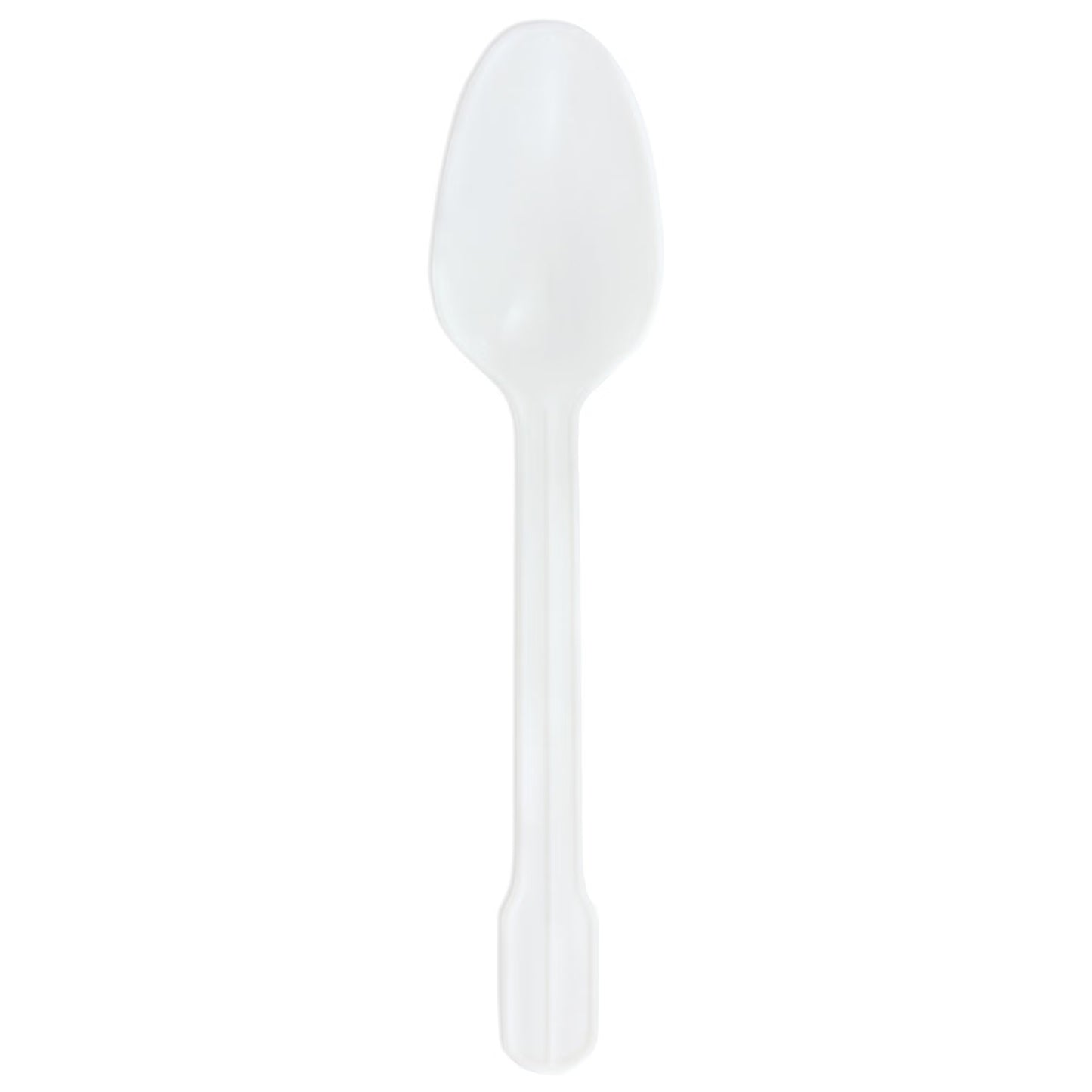 McKesson White Polypropylene Spoon