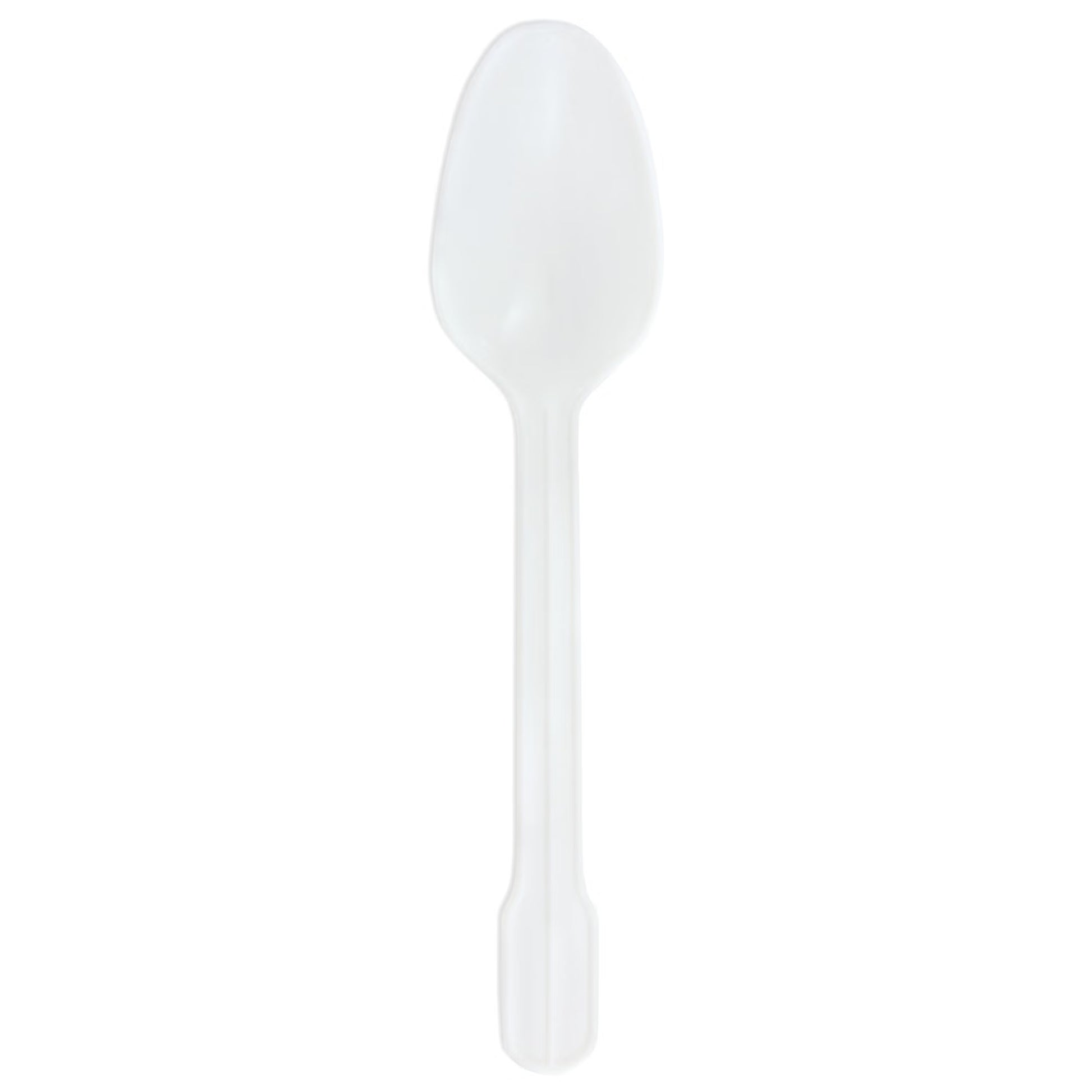 McKesson White Polypropylene Spoon