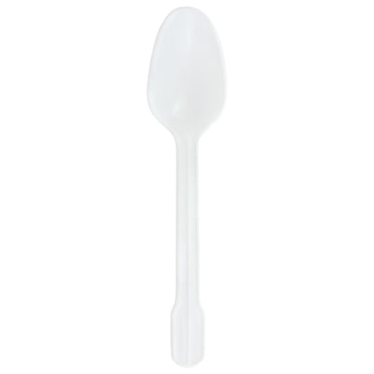 McKesson White Polypropylene Spoon