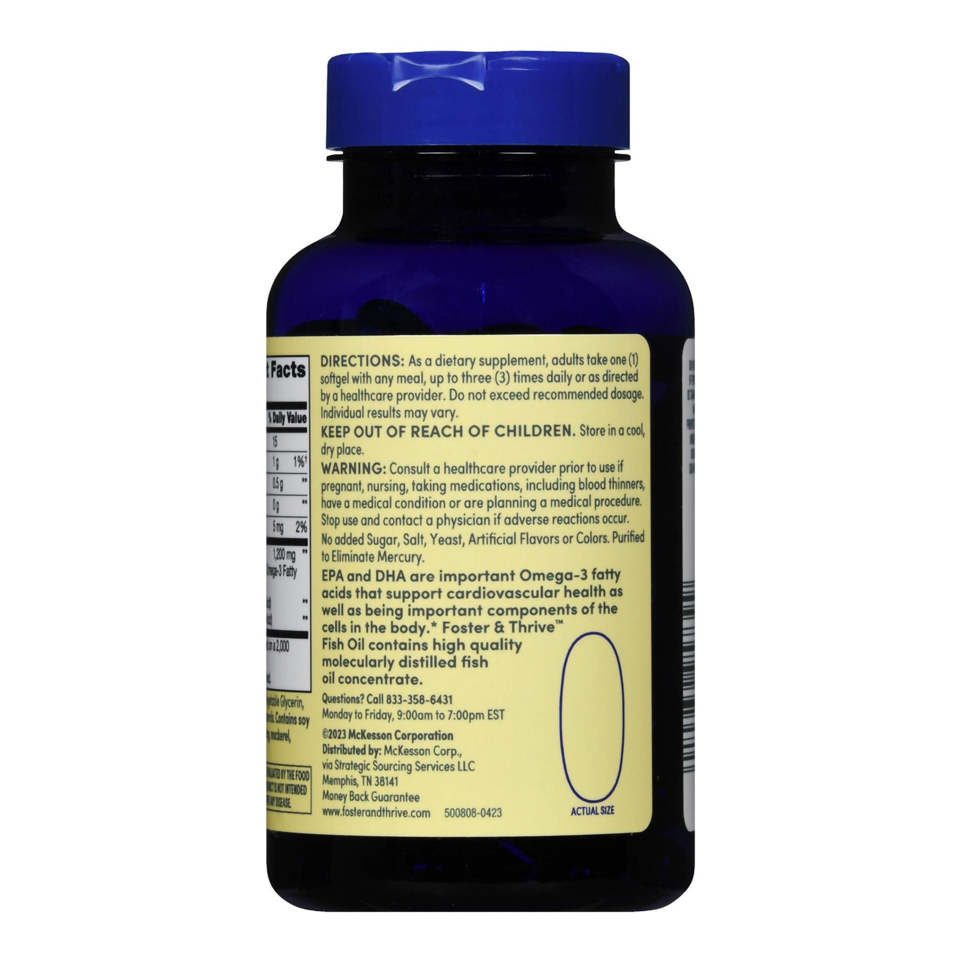 Foster & Thrive™ Fish Oil 1200 mg Softgels