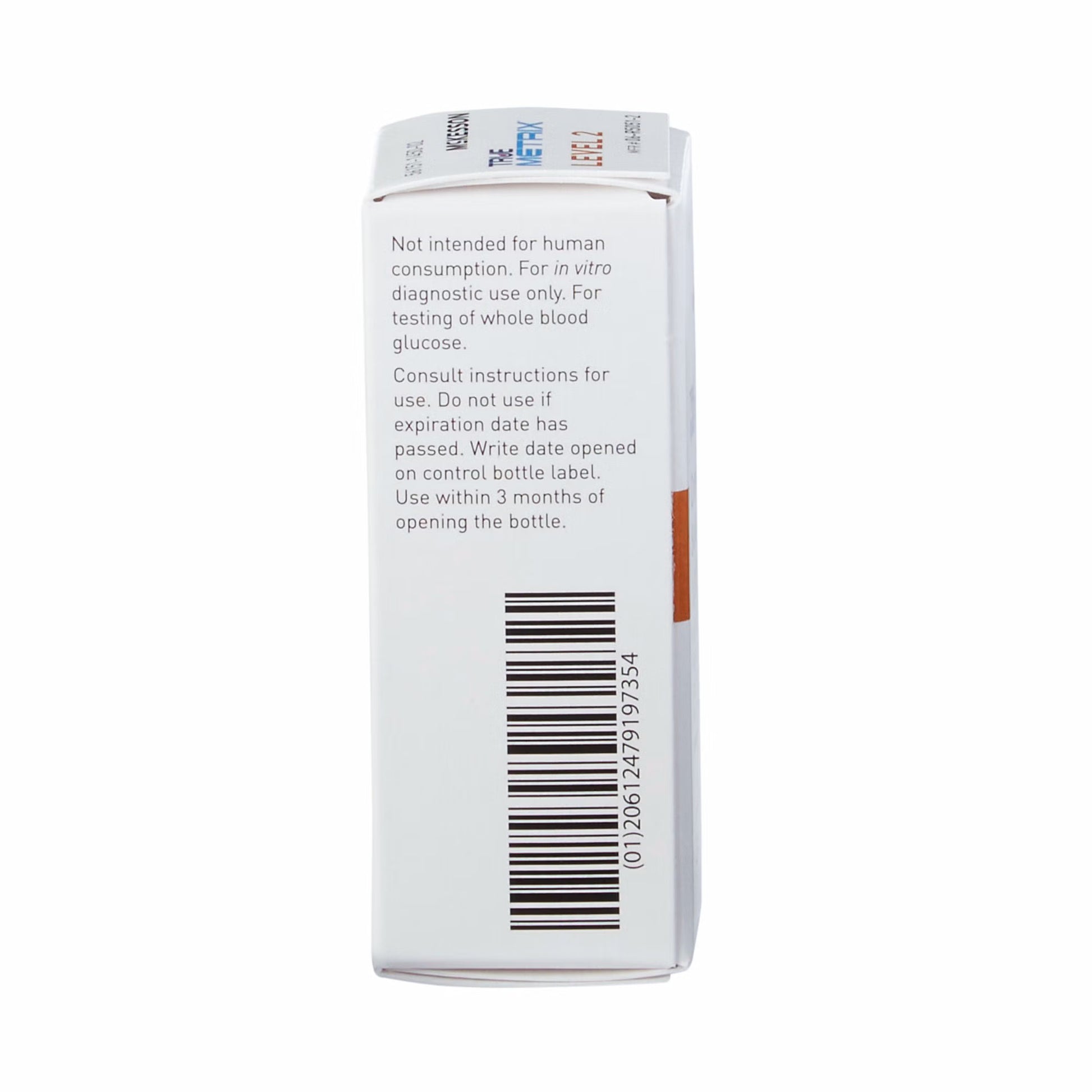 McKesson True Metrix Blood Glucose Testing, Control Solution, 3 mL, Level 2