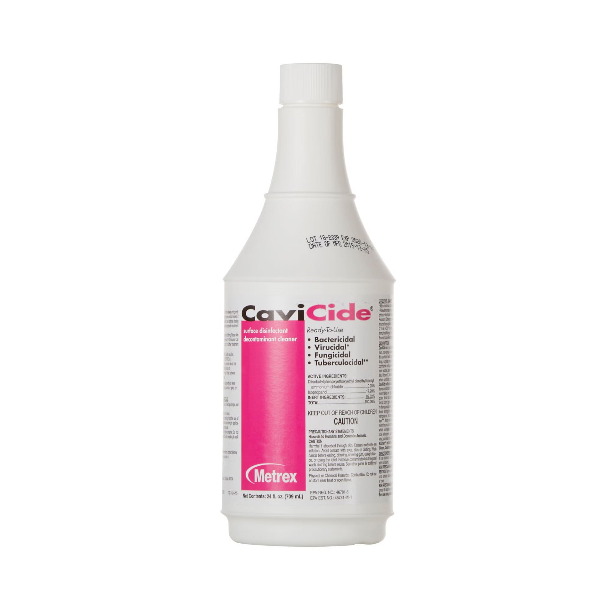 CaviCide Surface Disinfectant Cleaner, Alcohol Based, 24-ounce Bottle