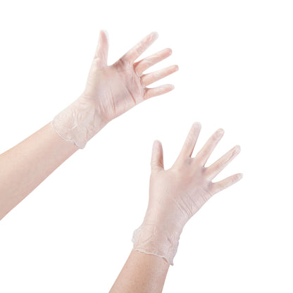 McKesson Vinyl Exam Glove, Medium, Clear