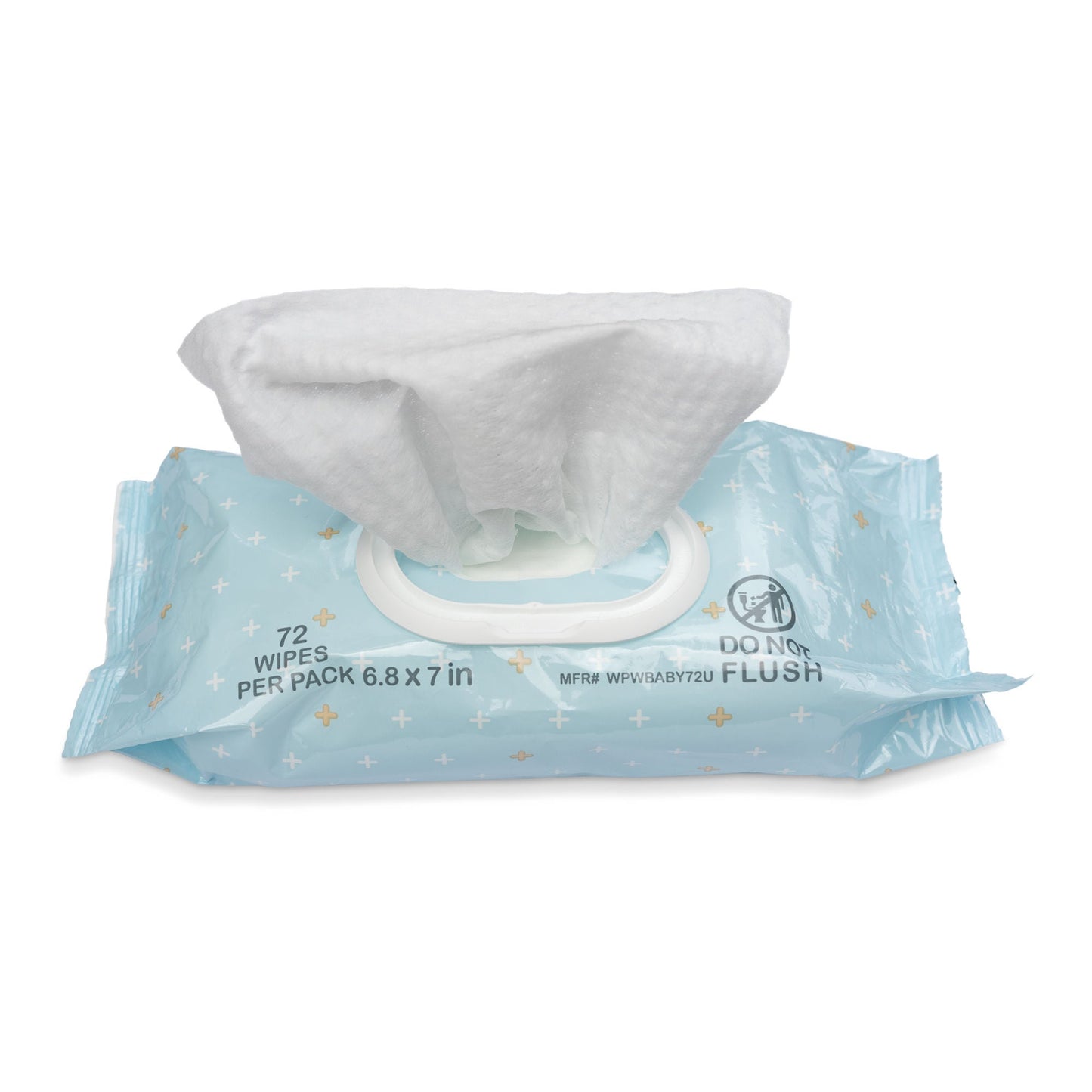 McKesson Unscented Baby Wipe, Soft Pack