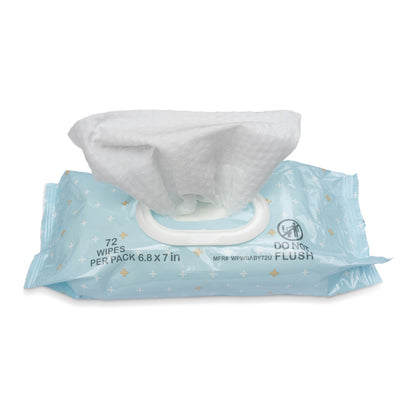 McKesson Unscented Baby Wipe, Soft Pack