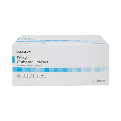 McKesson Foley Catheter Holder Leg Strap With Dual-Locking Tabs, 2 x 24 Inch