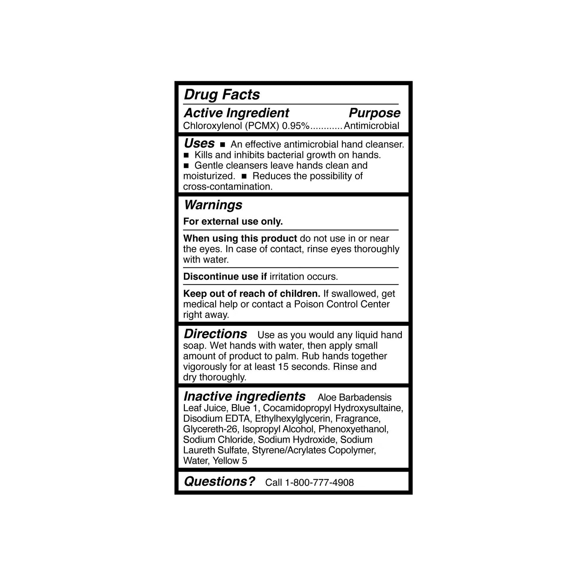 McKesson Antimicrobial Lotion Soap, Herbal Scent, With Aloe, 8-ounce bottle