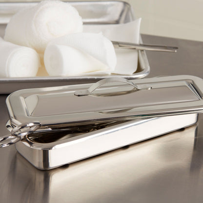McKesson Instrument Tray, Strap Handle, 8.5 Inches
