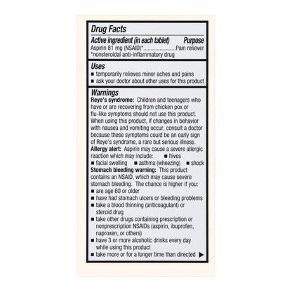 Foster & Thrive™ Low Dose Aspirin 81 mg Tablets