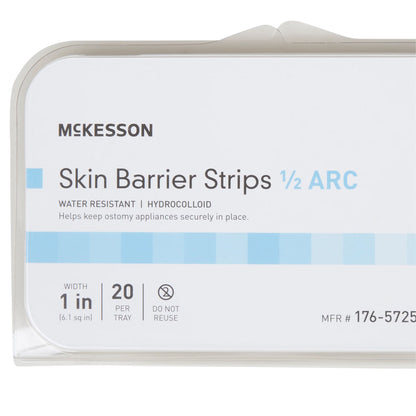 McKesson Skin Barrier Half-Arc Strip
