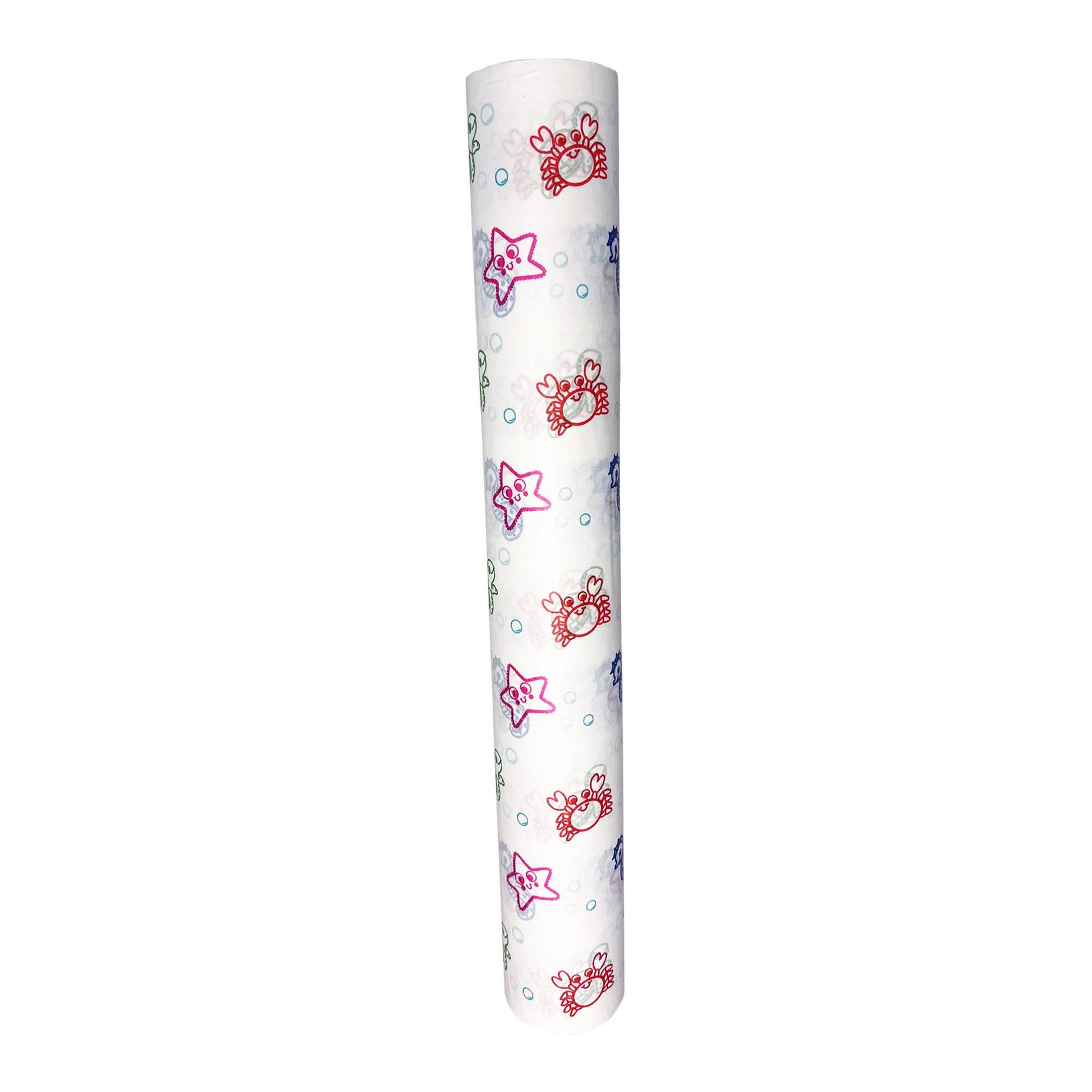 Table Paper McKesson 18 Inch Width 225 Foot Length Print (Sea Friends) Smooth