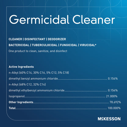 McKesson Germicidal Surface Disinfectant Cleaner, 24-ounce spray bottle