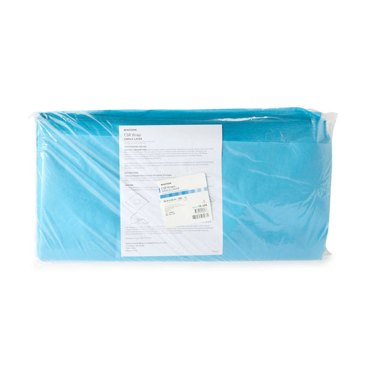 McKesson Single Layer Sterilization Wrap, 24 x 24 Inch