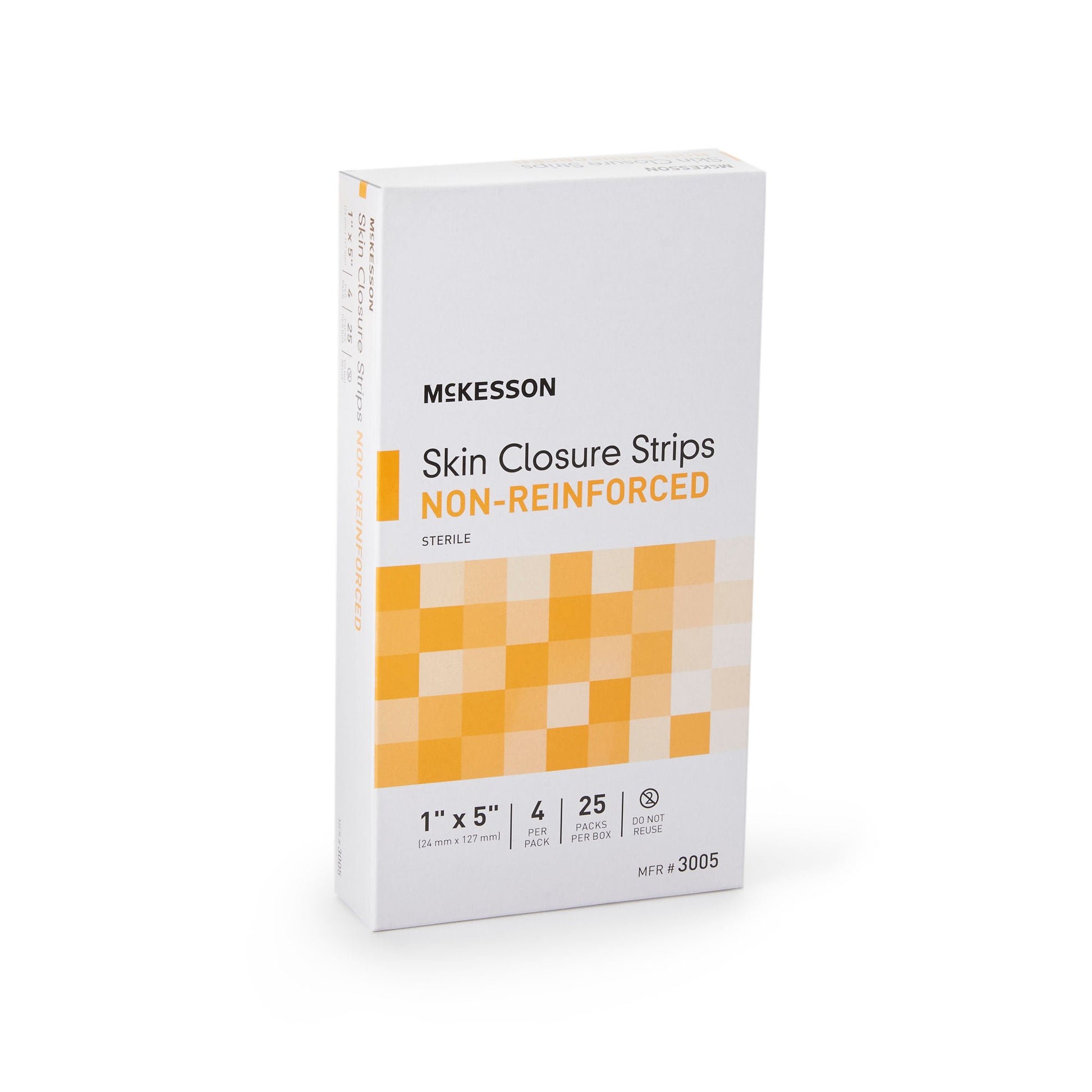 McKesson Nonreinforced Skin Closure Strip, 1 x 5 Inch