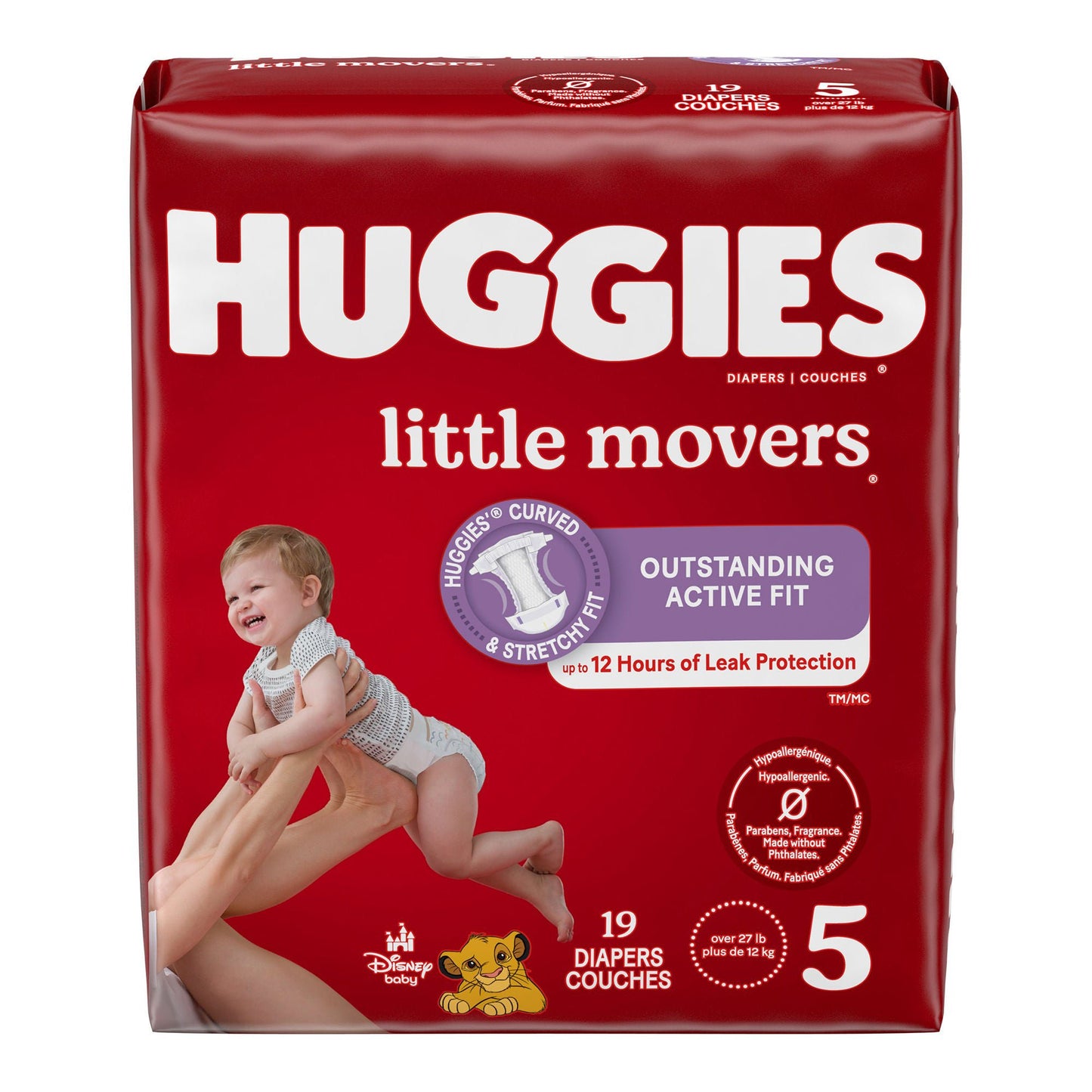 Huggies® Little Movers® Diaper, Size 5