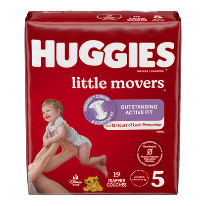 Huggies® Little Movers® Diaper, Size 5