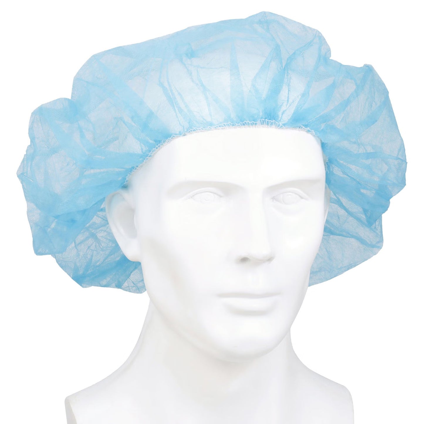 McKesson Disposable Bouffant Surgical Caps, Blue, Elastic Closure, 21 Inch