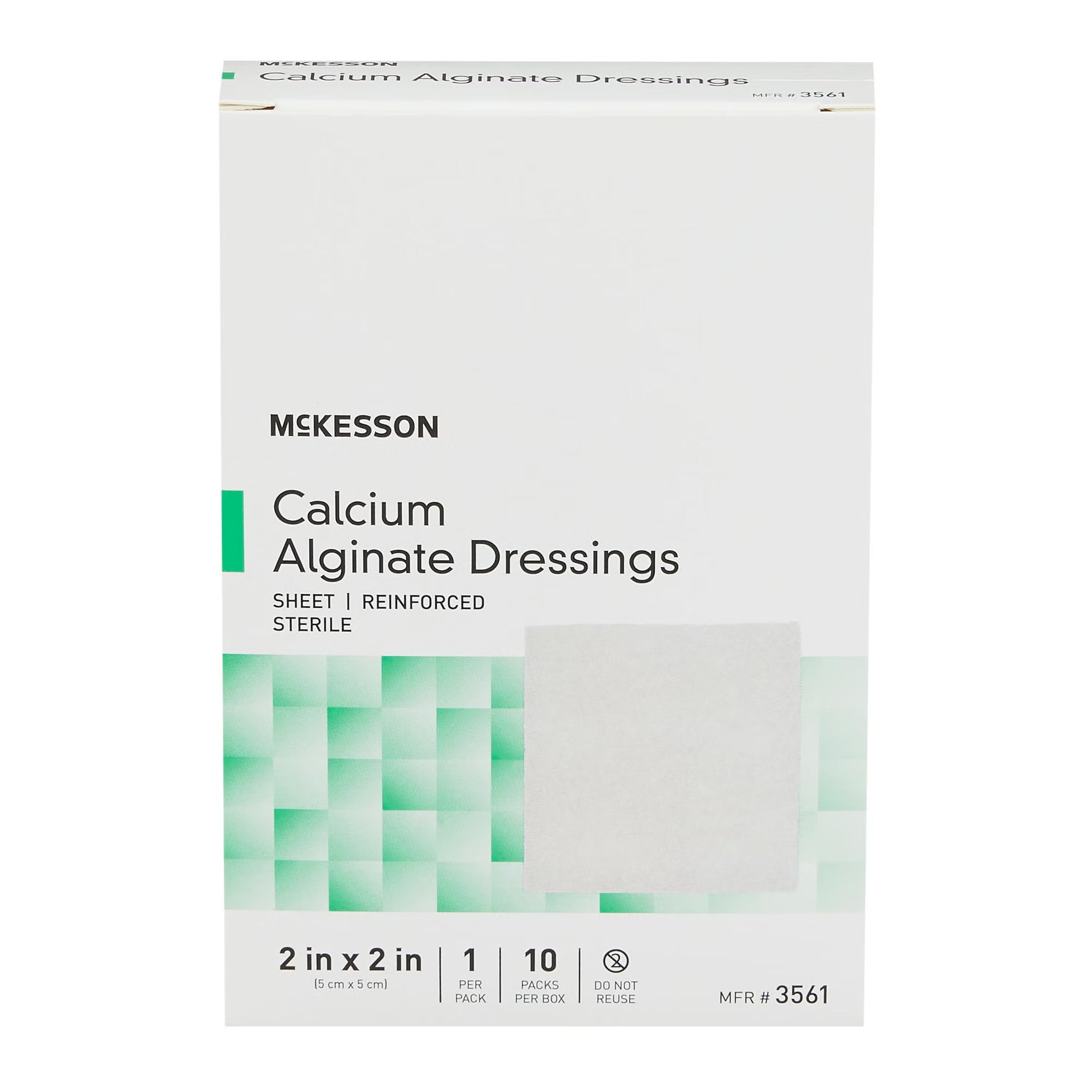 McKesson Alginate Dressing, 2 x 2 Inch