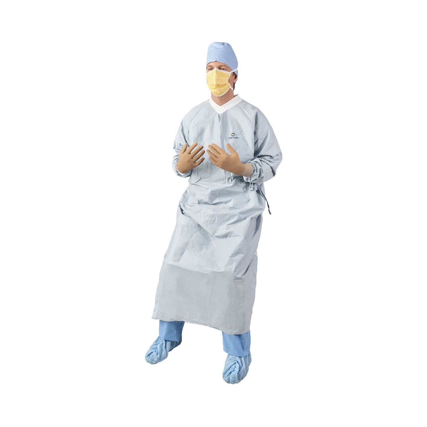 Aero Chrome Surgical Gown with Towel, X-Large
