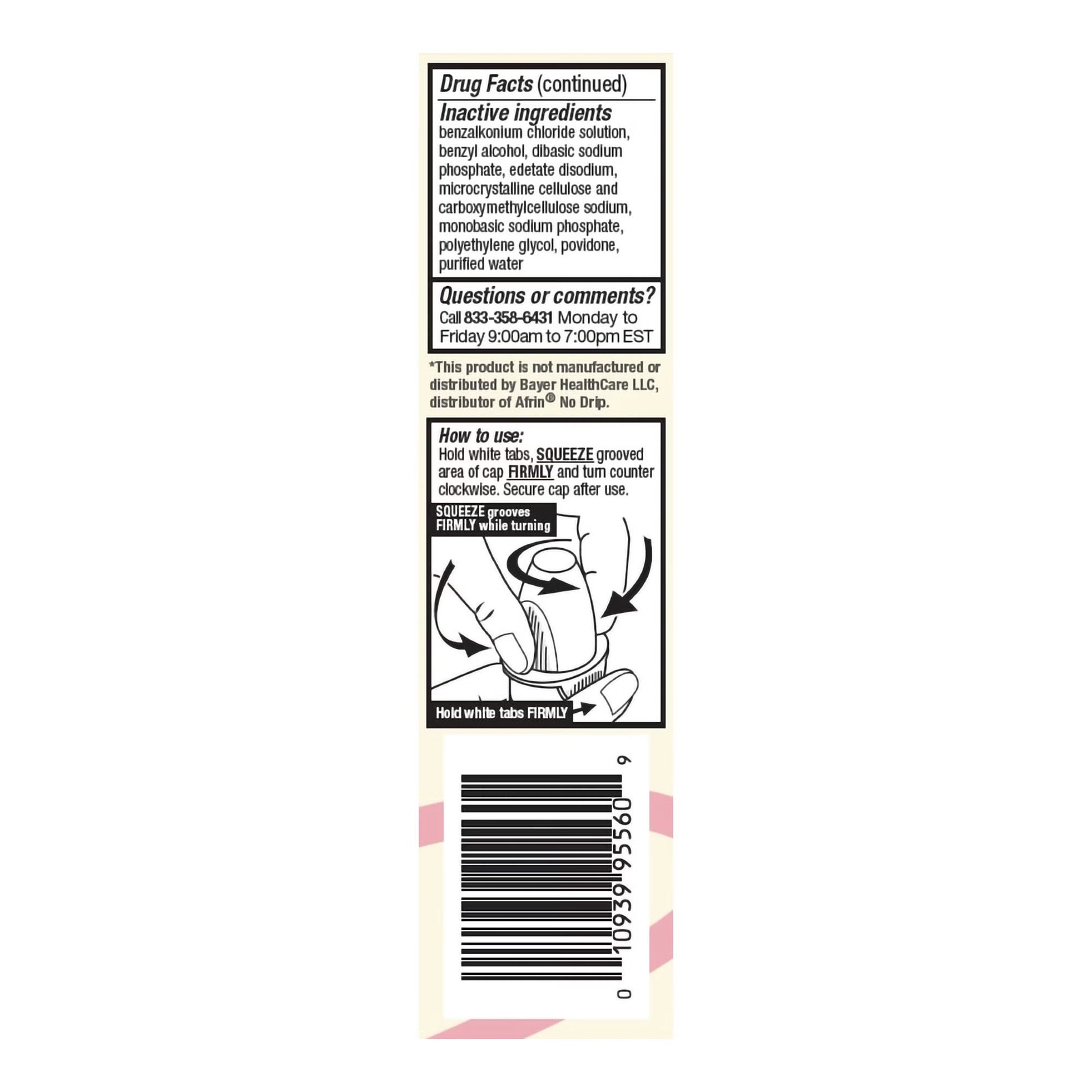 Foster & Thrive™ Oxymetazoline 0.05% Saline Nasal Spray