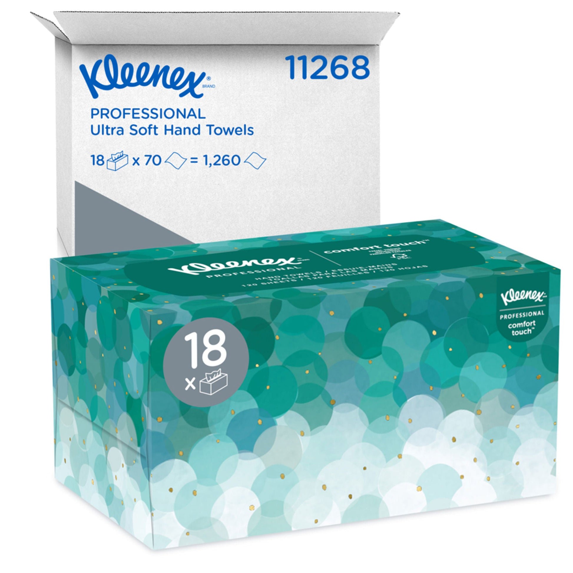 Kleenex® Ultra Soft Guest Towel Pop Up Box, One-Ply