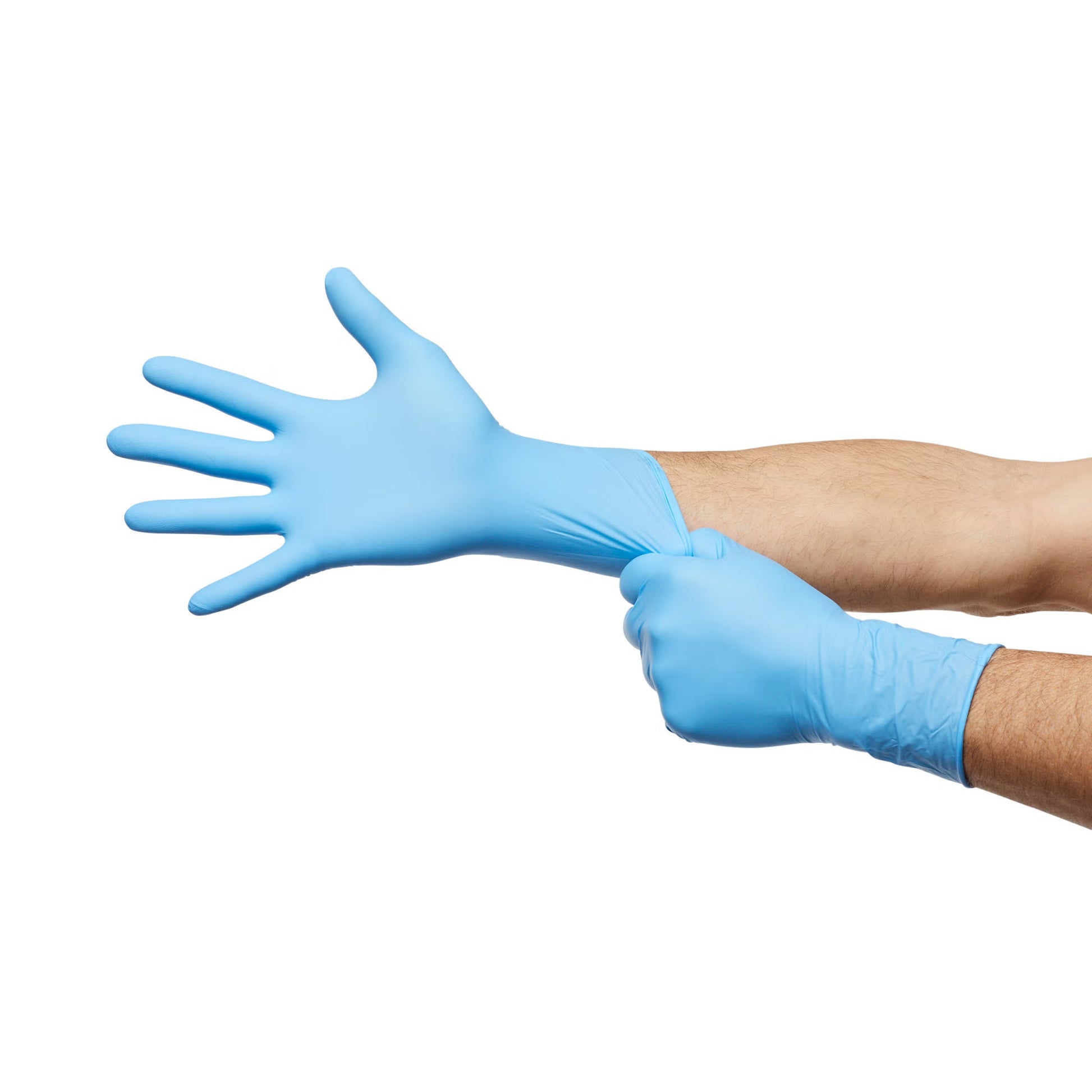 McKesson Confiderm® 6.5CX Nitrile Extended Cuff Length Exam Glove, Medium, Blue