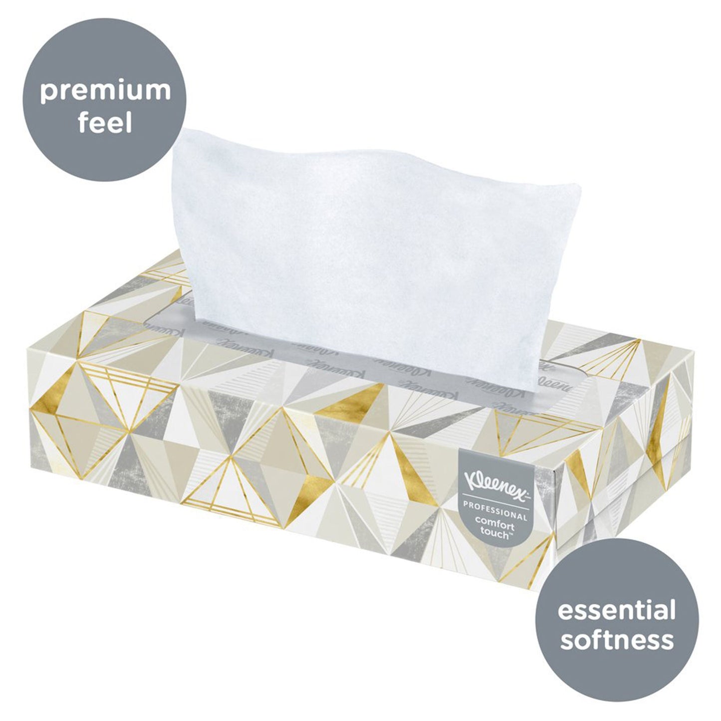 Kleenex® Facial Tissue, White, 8.4 x 8.6 Inch